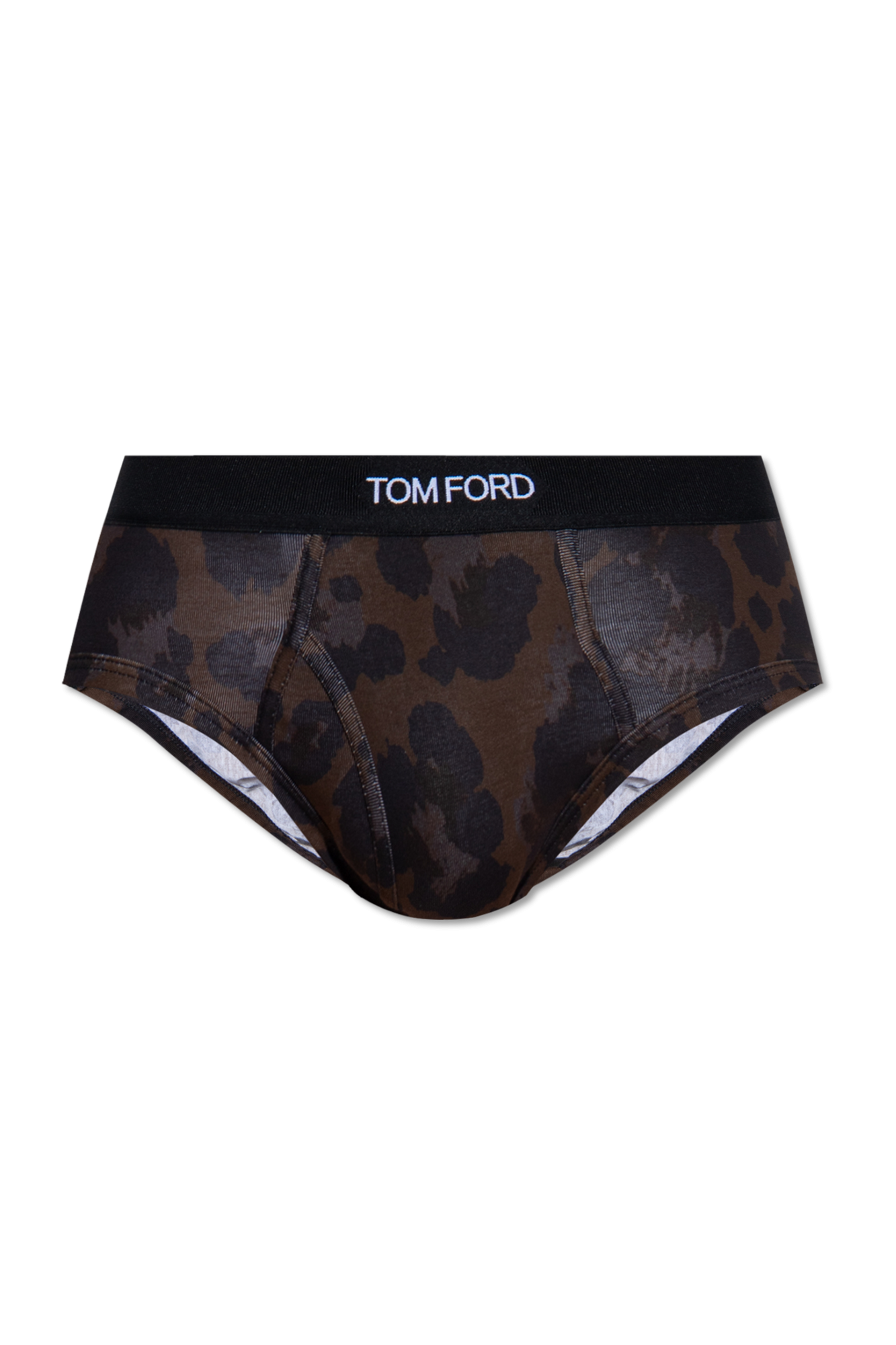 【TOM FORD】24FW Banding Logo Underwear Drods Brown TOM FORD logo-waistband stretch-cotton Boxers | Brown | FARFETCH